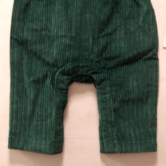 NEW! Baby Boys Corduroy Dungaree / Overalls Top & Bottom Set, Green - Cat & Jack - Picture 6 of 15